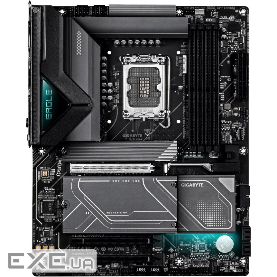 Mатеринська плата s1851 Intel Z890 DP/USB4-C 4xM. 2 2.5GbE LAN ATX GIGABYTE Z890 EAGLE WIFI7 PLUS