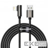 Дата кабель USB 2.0 AM to Lightning 2.0m CALCS 2.4A 90 Legend Series Elbow Black Baseus (CALCS-A01)