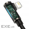 Дата кабель USB 2.0 AM to Lightning 2.0m CALCS 2.4A 90 Legend Series Elbow Black Baseus (CALCS-A01)