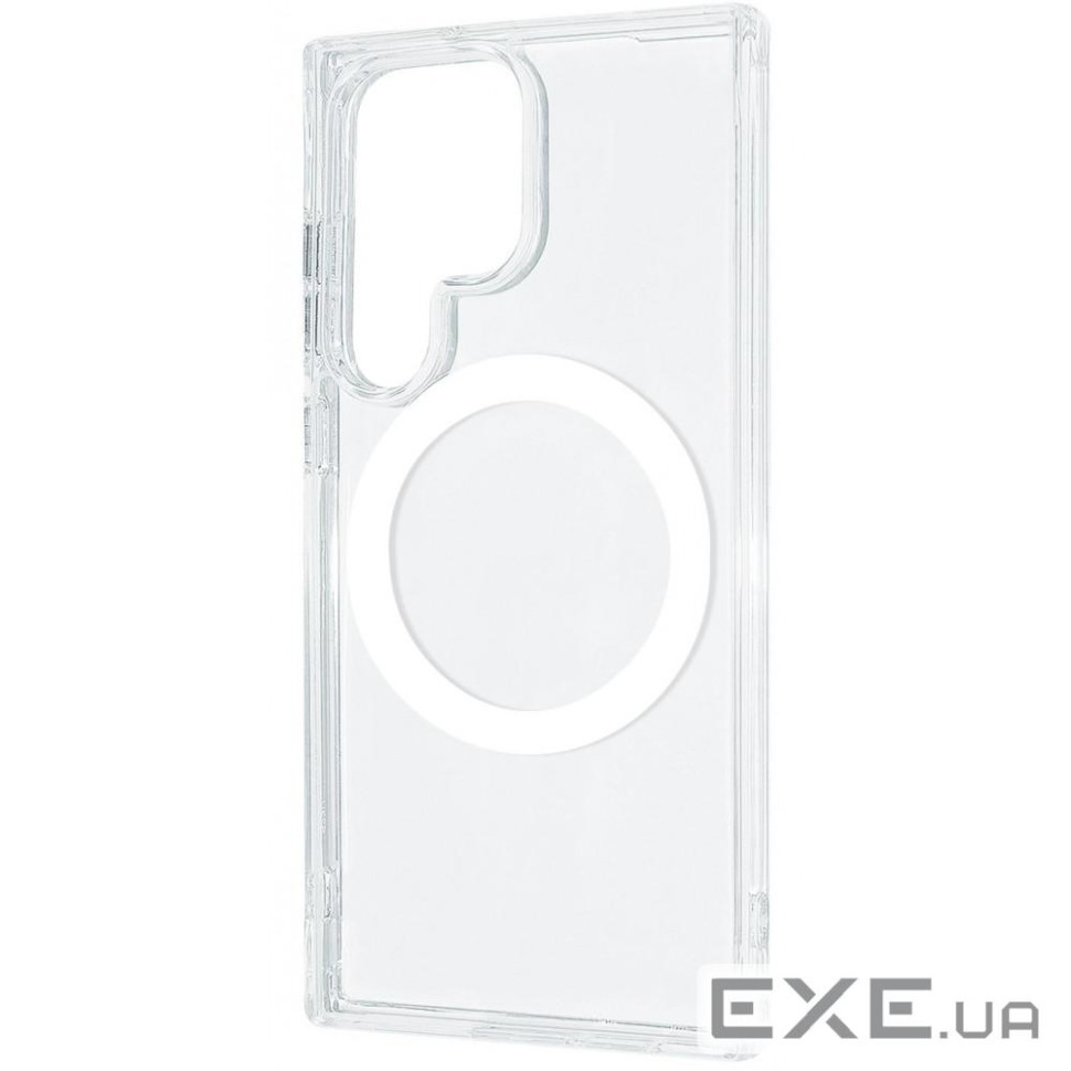 Чохол WAVE Clear Case (PC+TPU) with Magnetic Ring Samsung Galaxy S22 Ultra clear (57317 clear)