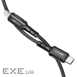 Кабель ACEFAST C1-01 USB-C to Lightning aluminum alloy Black (AFC1-01B)