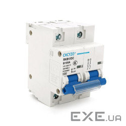 Автоматичний вимикач CHNT DZ47-63DC, 100A, 2P, B100, 12-125V (YT-DC100A-2P)