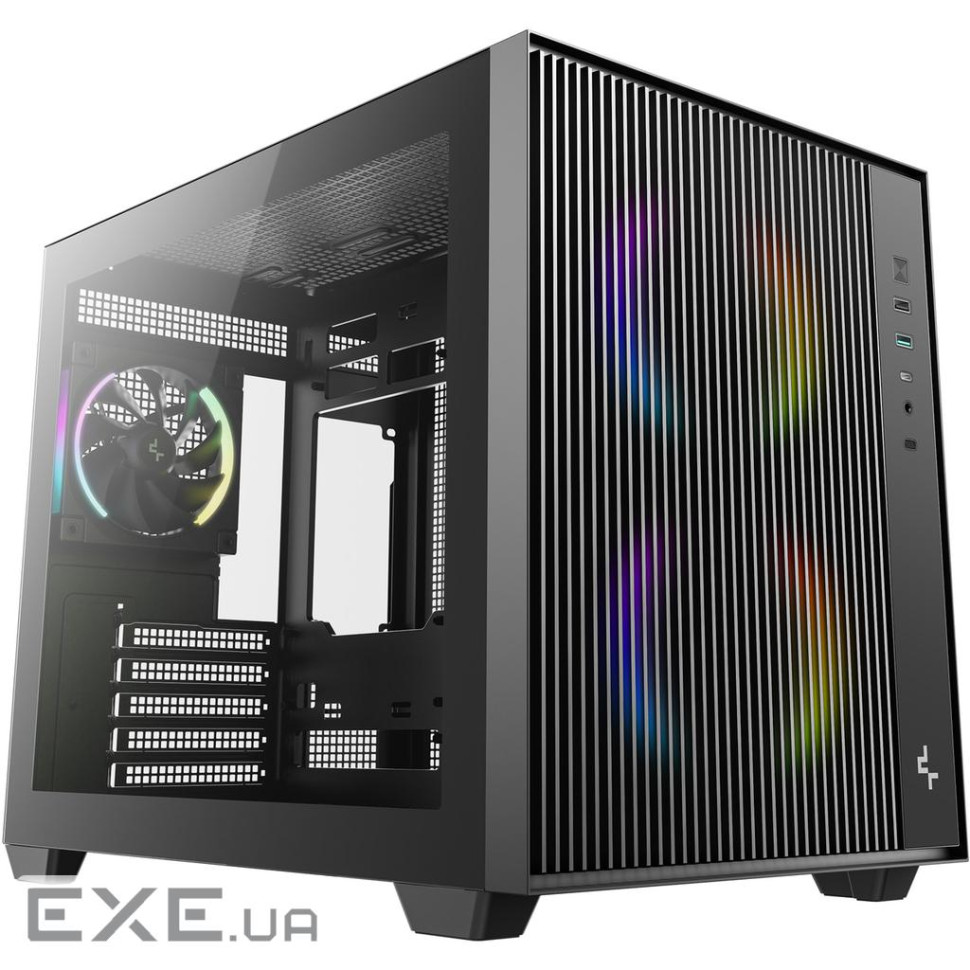 Корпус DeepCool CG330 Mesh 3F Black (R-CG330MESH-BKANM3-G)