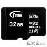 Карта пам'яті TEAM microSDHC 32GB UHS-I Class 10 + SD-adapter (TUSDH32GCL10U03)
