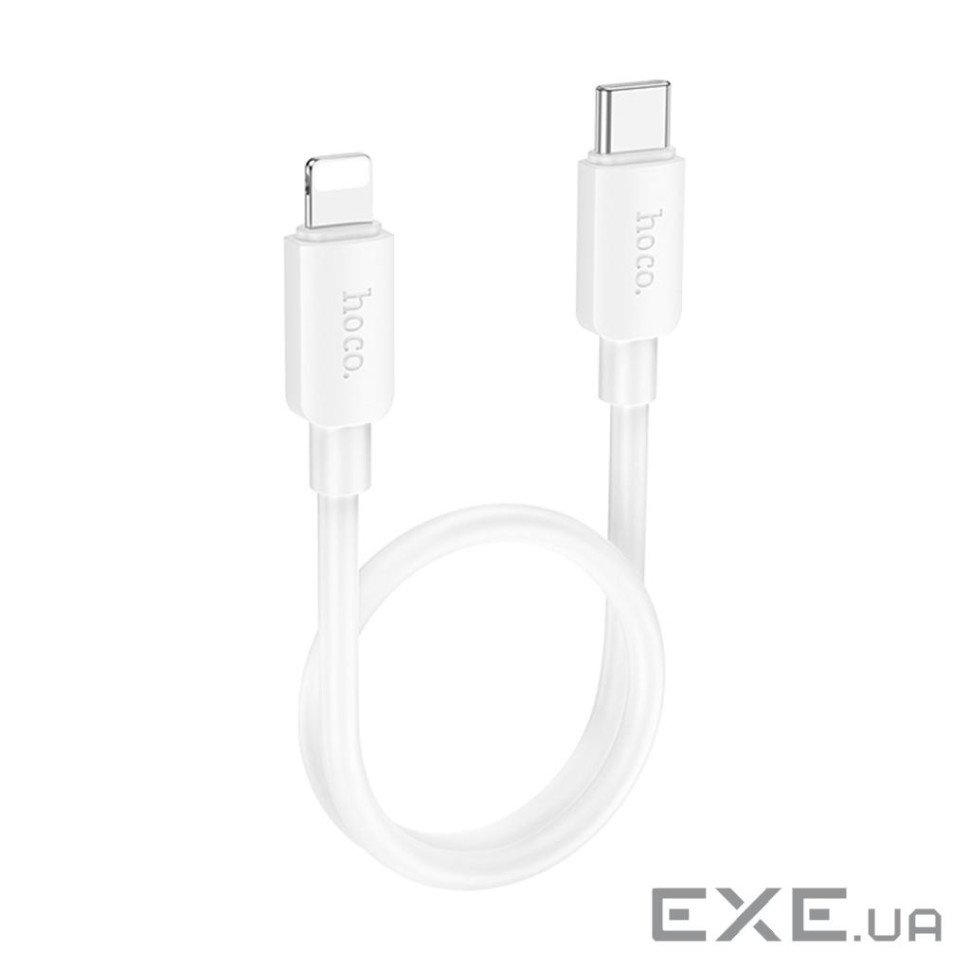 Кабель HOCO X96 Hyper PD charging data cable iP (L=0.25M) White (6942007609371)