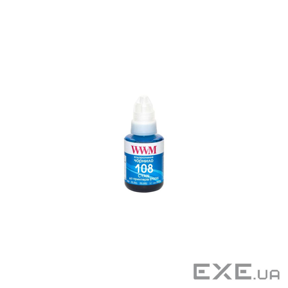 Чорнило WWM Epson L8050/L18050 140г Cyan KeyLock (E108C)