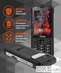 Мобільний телефон Sigma X-treme PM68 Black (4827798686911)