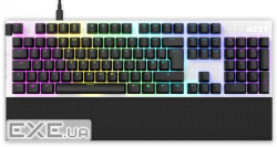 Клавіатура дротова NZXT Full Size(ISO) - White, Gateron Red Switches, UK EN Layout (KB-1FSUK-WR)