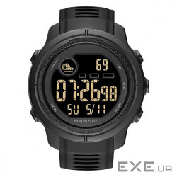 Цифровые Часы NORTH MARS 5 black (65615 black)