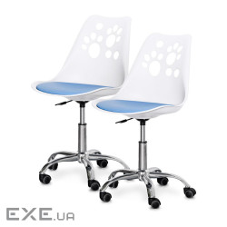 Дитяче крісло Evo-kids Indigo 2 шт White / Blue (H-232 W/BL -X2)