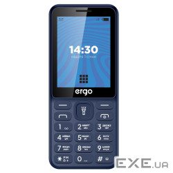 Мобільний телефон Ergo E284 Blue