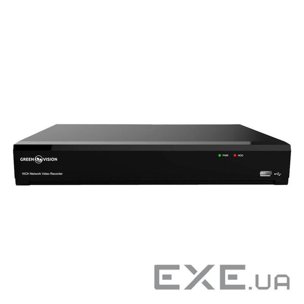 Реєстратор для відеоспостереження Greenvision GV-N-I017/16 12MP