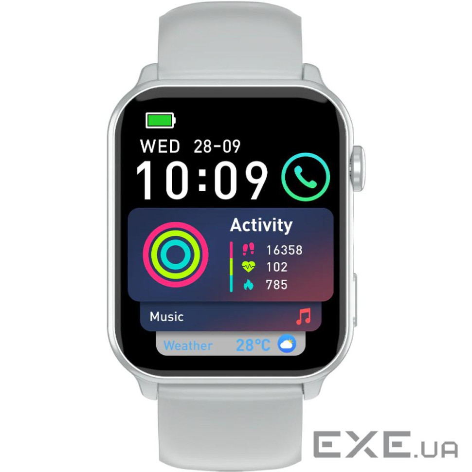 Смарт-годинник Blackview R30 Max Silver (6931548323167)