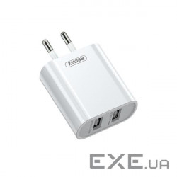 Сетевое зарядное устройство Remax Simple Series 2xUSB 2.1A White (RP-U35)
