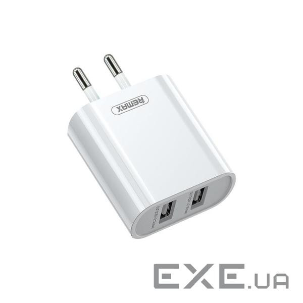 Сетевое зарядное устройство Remax Simple Series 2xUSB 2.1A White (RP-U35)