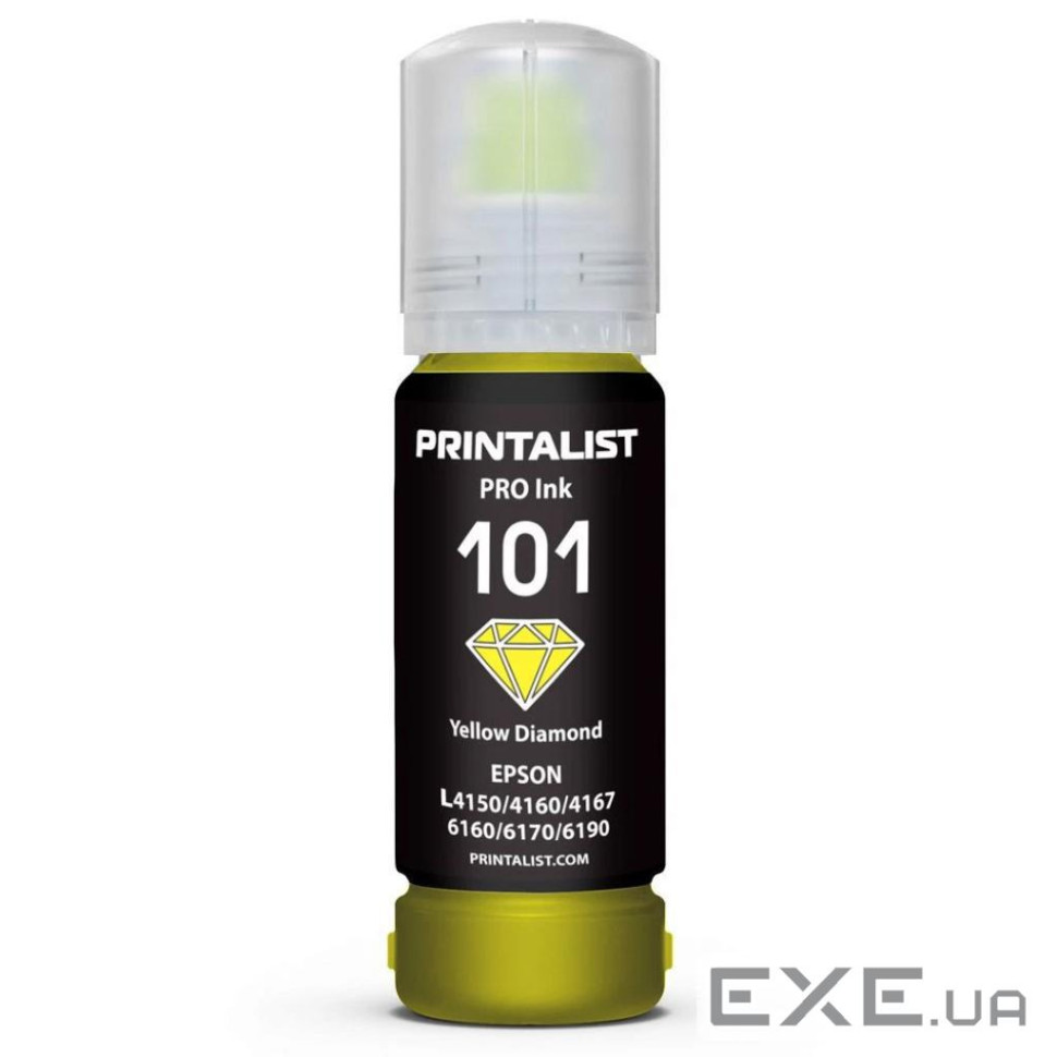 Чорнило Printalist Epson L4150/4160 70г Yellow (PL101Y)