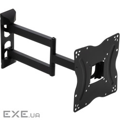 Кріплення для телевізора ТV3 BLACK, 13"-55", до 30 кг, VESA від 75*75 до 200*200, Поворо (TV3 Black)