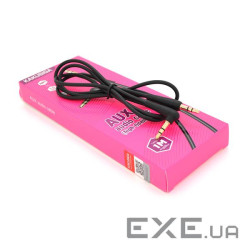 Кабель iKAKU KSC-521 MEILE AUX Audio DC3.5 тато-тато 1.0м , GOLD Stereo (YT-AUXGJ(M) / (M)-KSC-521-B)