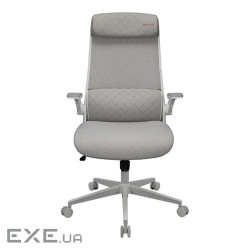 Крісло офісне Cougar Stryder White, текстиль, білий