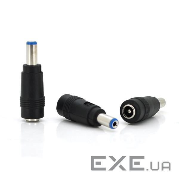 Перехідник VOLTRONIC DC 5.5x2.1mm (тато) - 5,5х2,5mm (мама) Blue (YT-A-5 (YT-A-5.5x2.1M/5,5х2,5F-B)