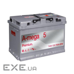 Акумулятор авто Мегатекс A-mega Premium (M5) 6СТ-74-А3 (прав) ТХП 760 (25337)