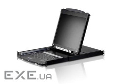 16-портовий KVM комутатор Dual Rail з 19 '' LCD екраном, 19 '', 2 кабелю в комплекті (CL5816N-ATA-RG)