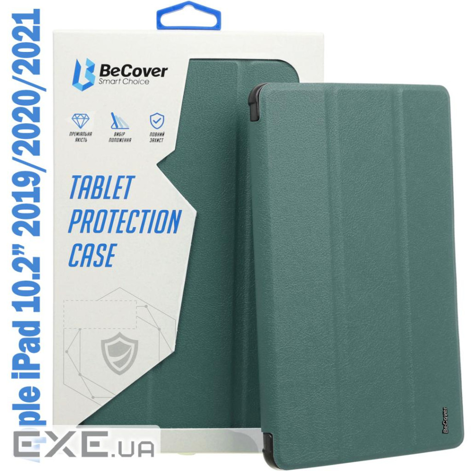 Чохол до планшета BeCover Tri Fold Soft TPU Silicone Apple iPad 10.2 2019/2020/2021 Dark Gr (708514)