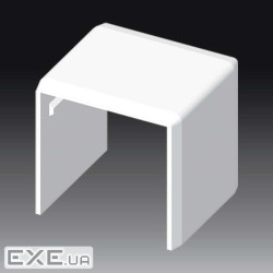 З"єднувач для LHD 40x40 білого кольору, Серія LHD, ПВХ (8642_HB) (8642_HB)