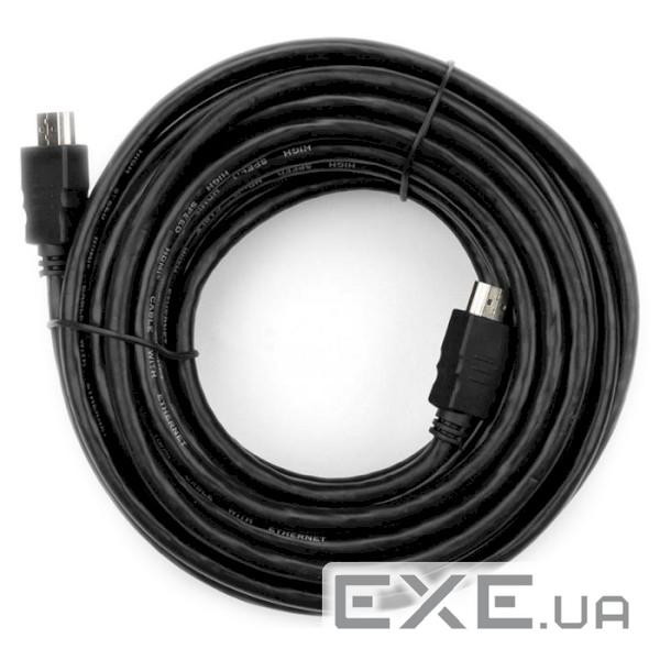 Кабель мультимедійний HDMI M to HDMI M 10.0m V2.0 Vinga (VCPDCHDMI2MM10BK)