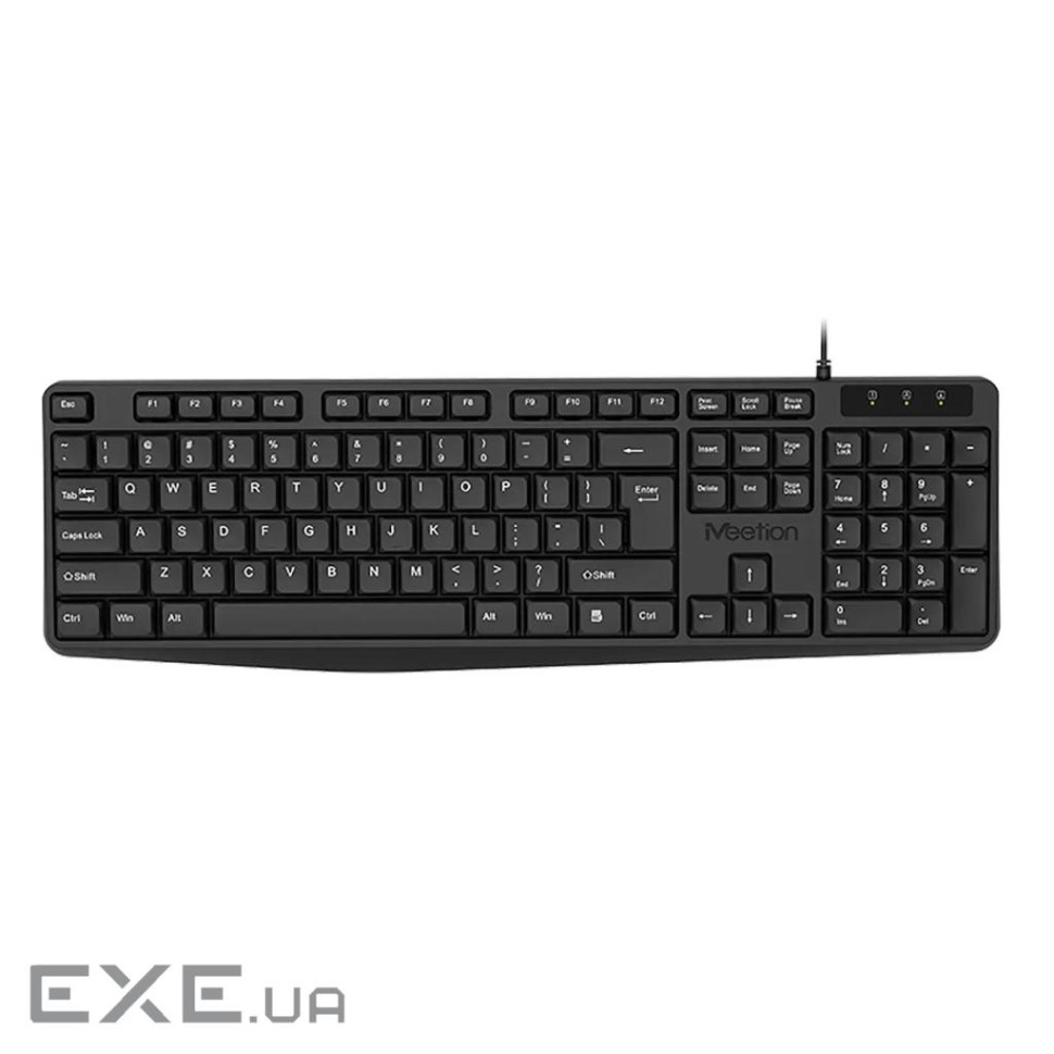Клавіатура Meetion K200 USB UA Black (MT-K200-A-RUA)