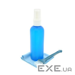 Набір для чищення екрану та клавіатури 3 в 1: спрей + щітка + серветка з мікрофібри (KIT3IN1) (KIT3IN1)