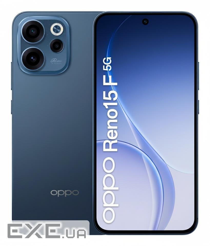 Мобільний телефон RENO15F 8/256 CPH2801 TWILIGHT BLACK OPPO (CPH2801 BLACK 8/256)