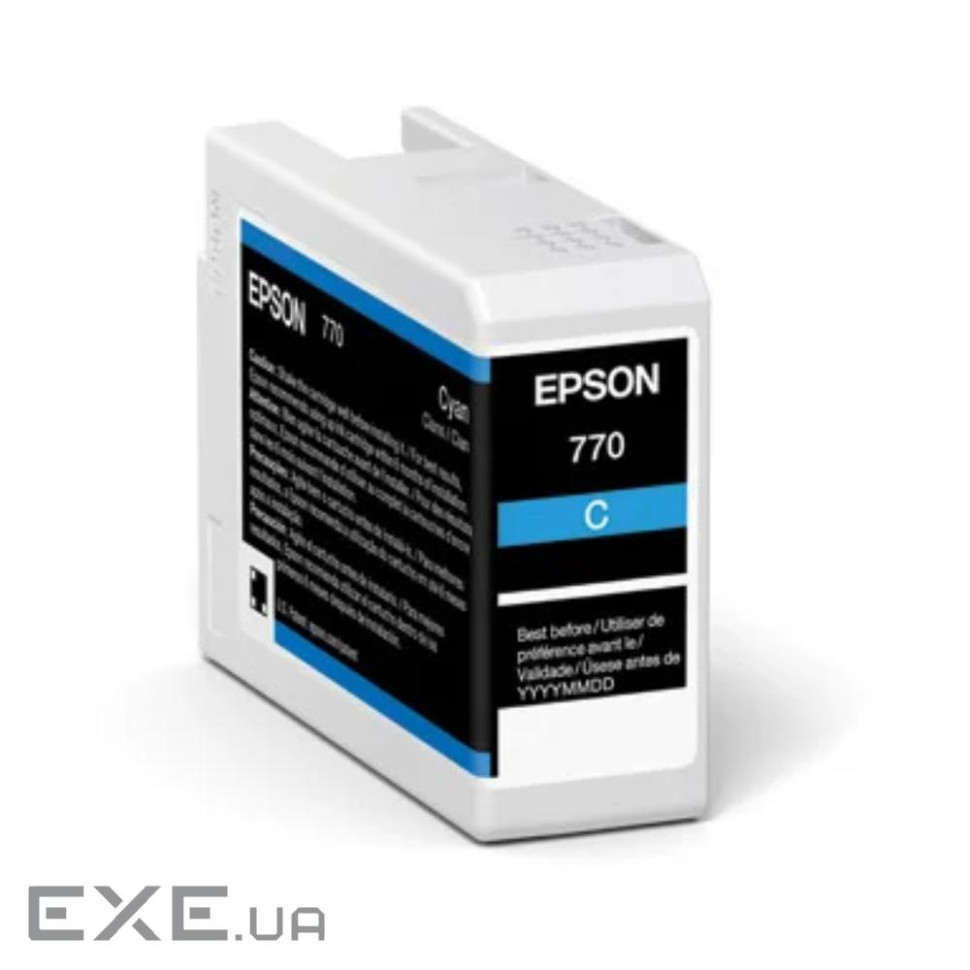 Картридж стуменевий синій для SC-P700 EPSON Cyan T46S2 ink 25ml (C13T46S200)