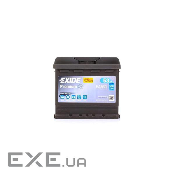 Акумулятор автомобільний EXIDE PREMIUM 53A (EA530)