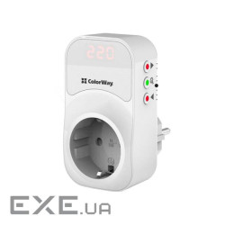 Реле напруги ColorWay DS1, white (CW-VR16-01D)