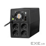 ДБЖ Prologix 1500 (PLPU1500VA4LED), Lin.int., AVR, 4 x євро, USB, пластик