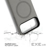 Чохол до мобільного телефона BeCover FIBRA ArcLine MagSafe Apple iPhone 17 Pro Max Gray (715389)