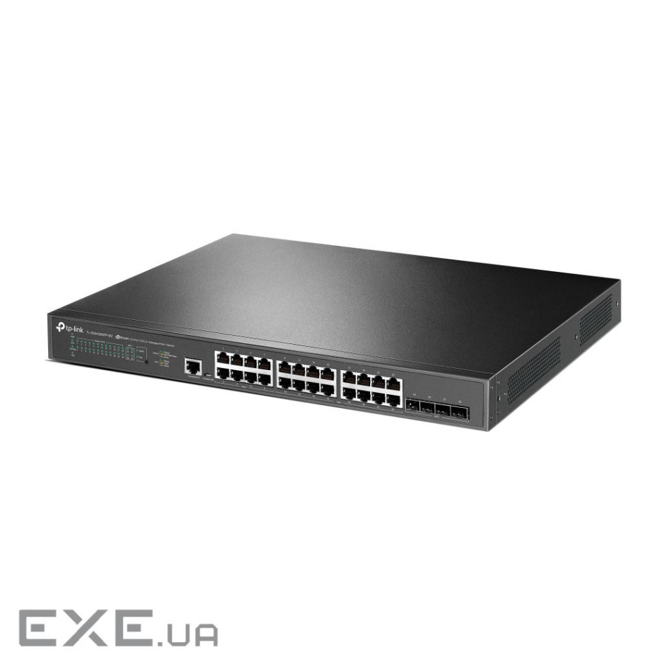 Комутатори TP-LINK TL-SG3428XMP 24xGE/PoE+384W 4x10GE SFP+ L2 JetStream 19" 1U (TL-SG3428XPP-M2)