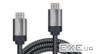 Кабель мультимедійний HDMI M to HDMI M 1.0m V2.0 grey REAL-EL (EL123500045)