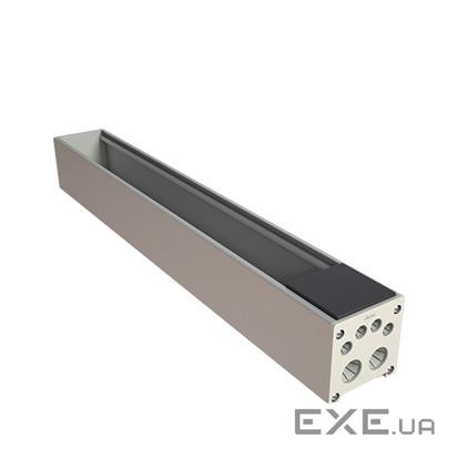 Розеточна коробка Ofiblock COMPACT на 8хK45 модулів, чорна заглушка (KFC208/14)