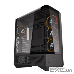 Корпус ATX W/O PSU DY460 BLACK DARK FLASH