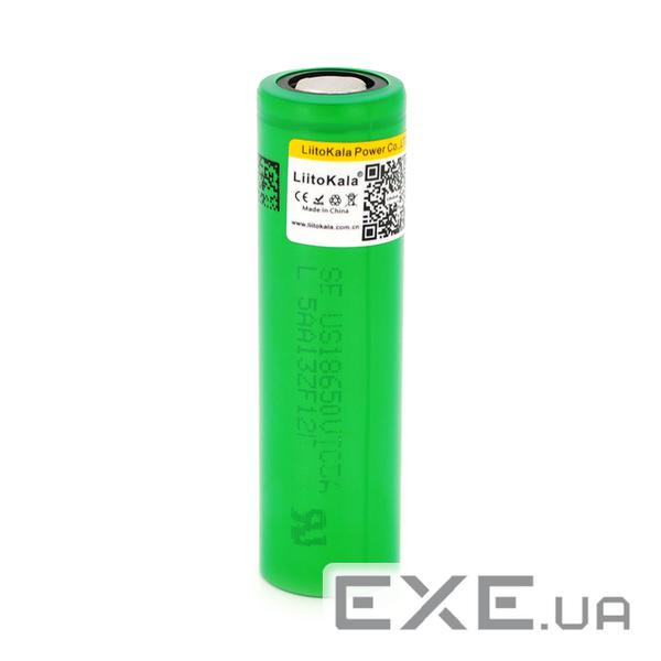Акумулятор 18650 2600mAh (2450-2650mah), 3.7V (2.75-4.2V), green, PVC BOX Liitokala (Lii-VTC5)