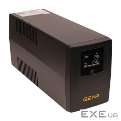 Пристрій безперебійного живлення GEAR GU-1200PLCD