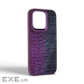 Чохол до мобільного телефона Harder Glamorous Croco Apple iPhone 15 Pro Dark Purple (ARM76763)