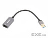 Адаптер, з USB на Gigabit Ethernet 1000 Mbps, метал, темно-сірий (NEA-U3-01)