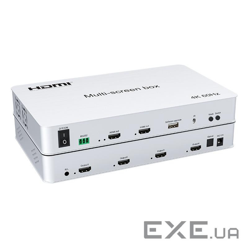 Багатоекранний бокс PowerPlant (4K@60Hz) (HDVW12) (CA915989)