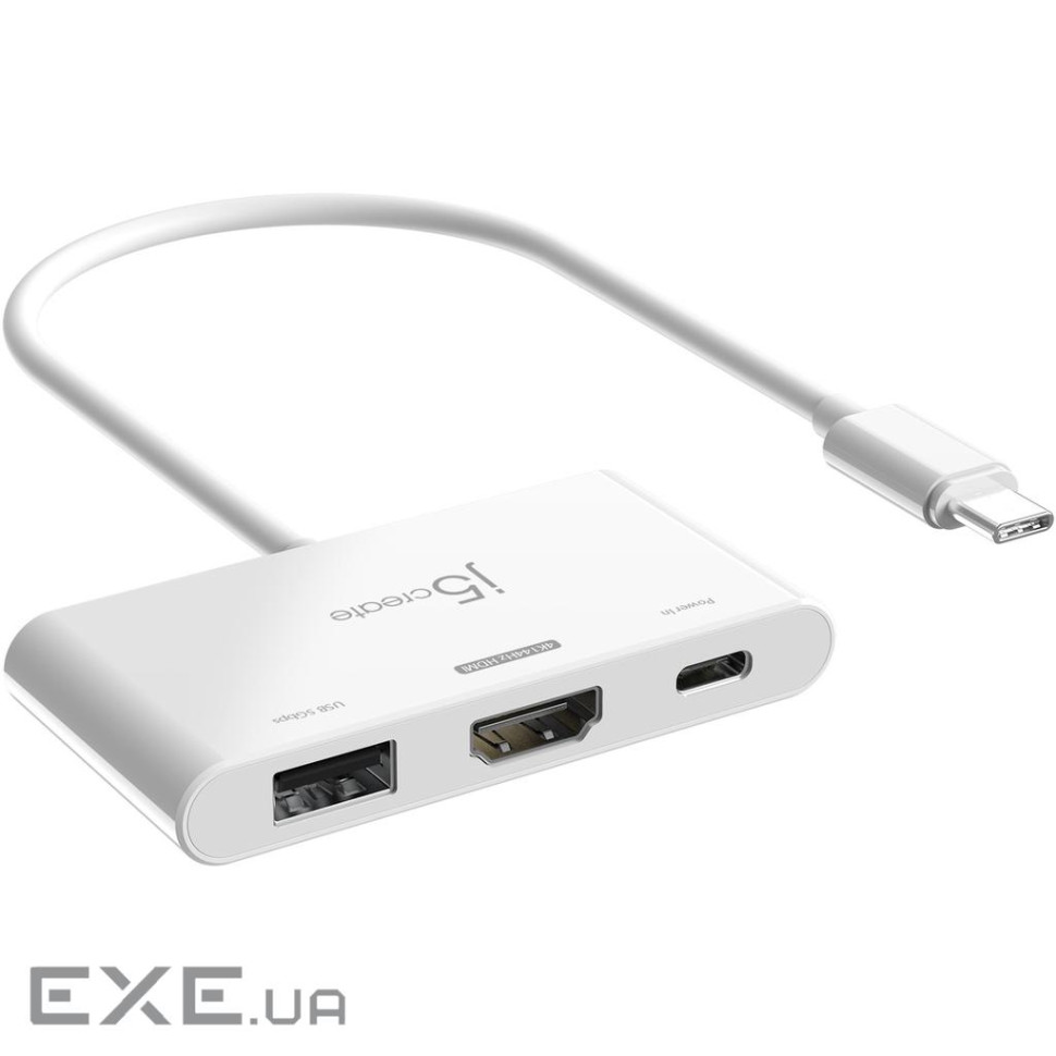 Багатопортовий мультиадаптер J5create JCA399-N, USB Type-C 3-в-1