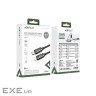 Дата кабель USB 2.0 AM to Lightning 1.2m 30W nylon black Acefast (6974316285410)