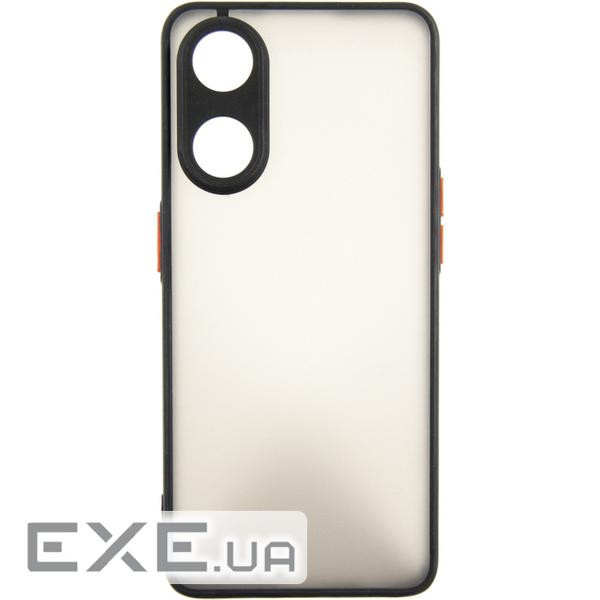 Чохол до мобільного телефона Dengos Matte OPPO Reno 8T (black) (DG-TPU-MATT-124)