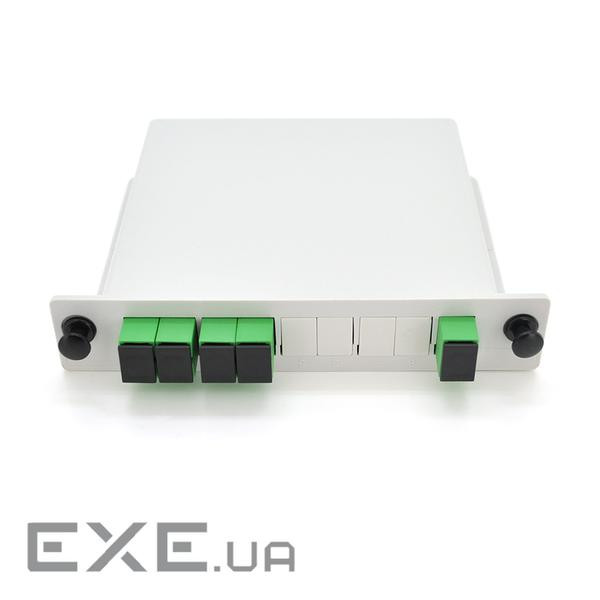 Оптичний корпусний дільник Merlion ML-OP-S604 PLC-1&times,4 SC / APC Merlion ML-OP-S604 PLC-1&times,4 SC / APC